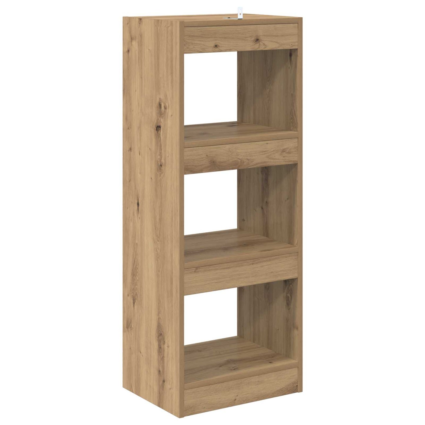 vidaXL Book Cabinet 3-Tier 37 x 30 x 103 cm Engineered Wood