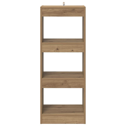 vidaXL Book Cabinet 3-Tier 37 x 30 x 103 cm Engineered Wood
