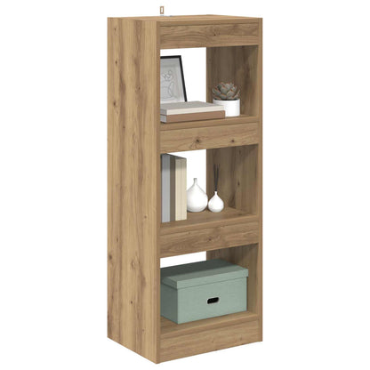 vidaXL Book Cabinet 3-Tier 37 x 30 x 103 cm Engineered Wood