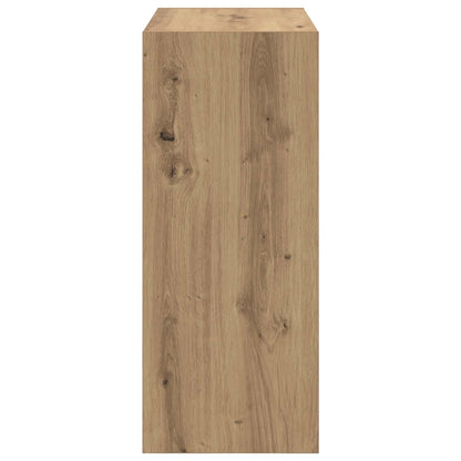 vidaXL Book Cabinet 2-Tier 60 x 30 x 72 cm Engineered Wood Artisan Oak