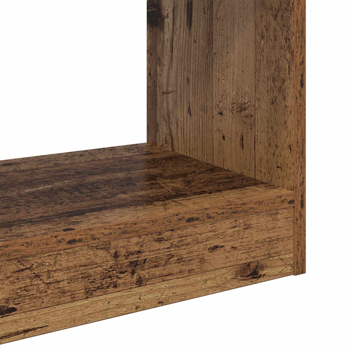 vidaXL Book Cabinet 5-Tier 60 x 30 x 166 cm Engineered Wood Old wood