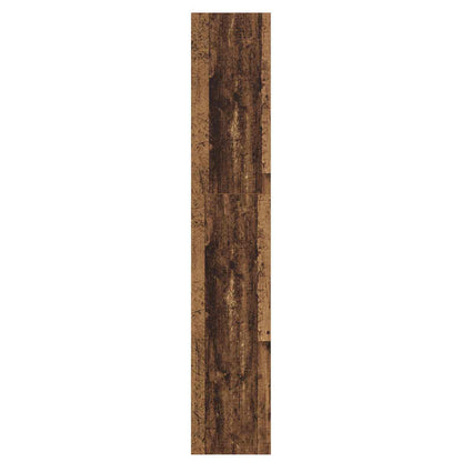 vidaXL Book Cabinet 5-Tier 60 x 30 x 166 cm Engineered Wood Old wood