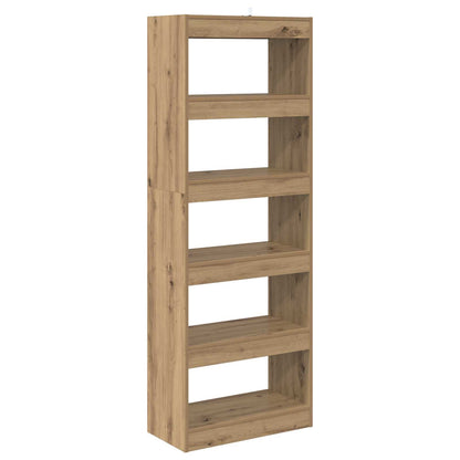vidaXL Book Cabinet 5-Tier 60 x 30 x 166 cm Engineered Wood