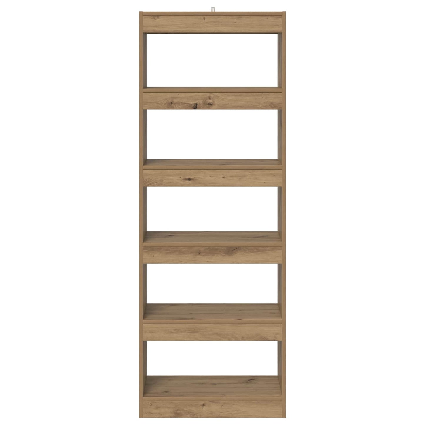 vidaXL Book Cabinet 5-Tier 60 x 30 x 166 cm Engineered Wood