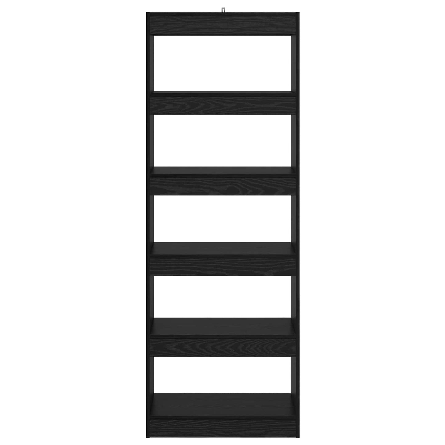vidaXL Book Cabinet Black oak 60 x 30 x 166 cm Engineered wood