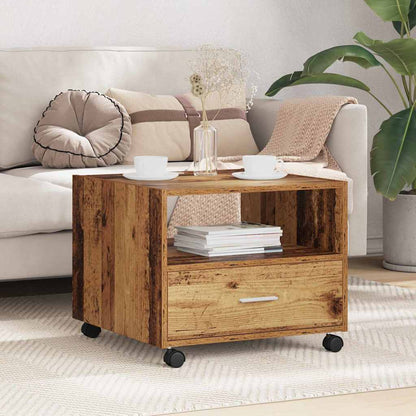 vidaXL Coffee Table Old Wood 55 x 55 x 45cm Engineered Wood