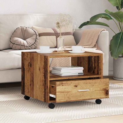 vidaXL Coffee Table Old Wood 55 x 55 x 45cm Engineered Wood