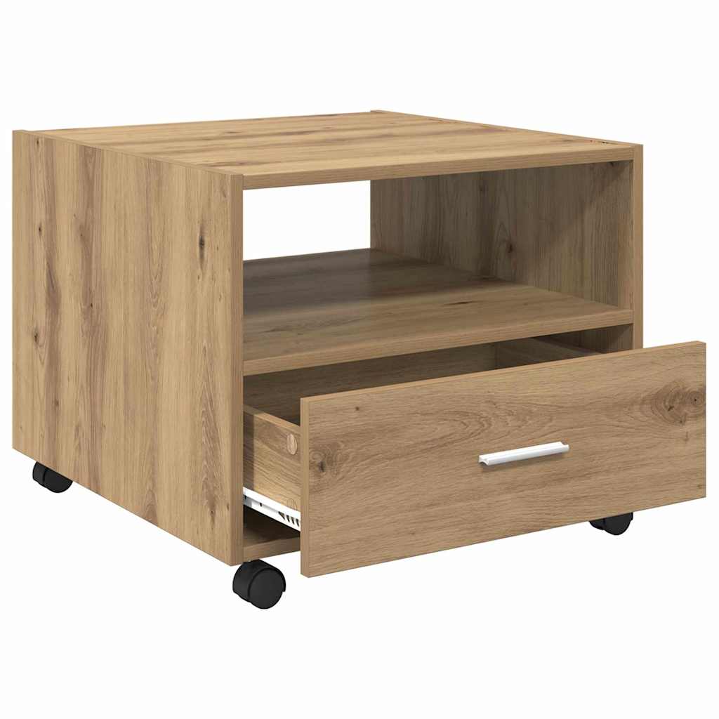 vidaXL Coffee Table Artisan Oak 55 x 55 x 45cm Engineered Wood