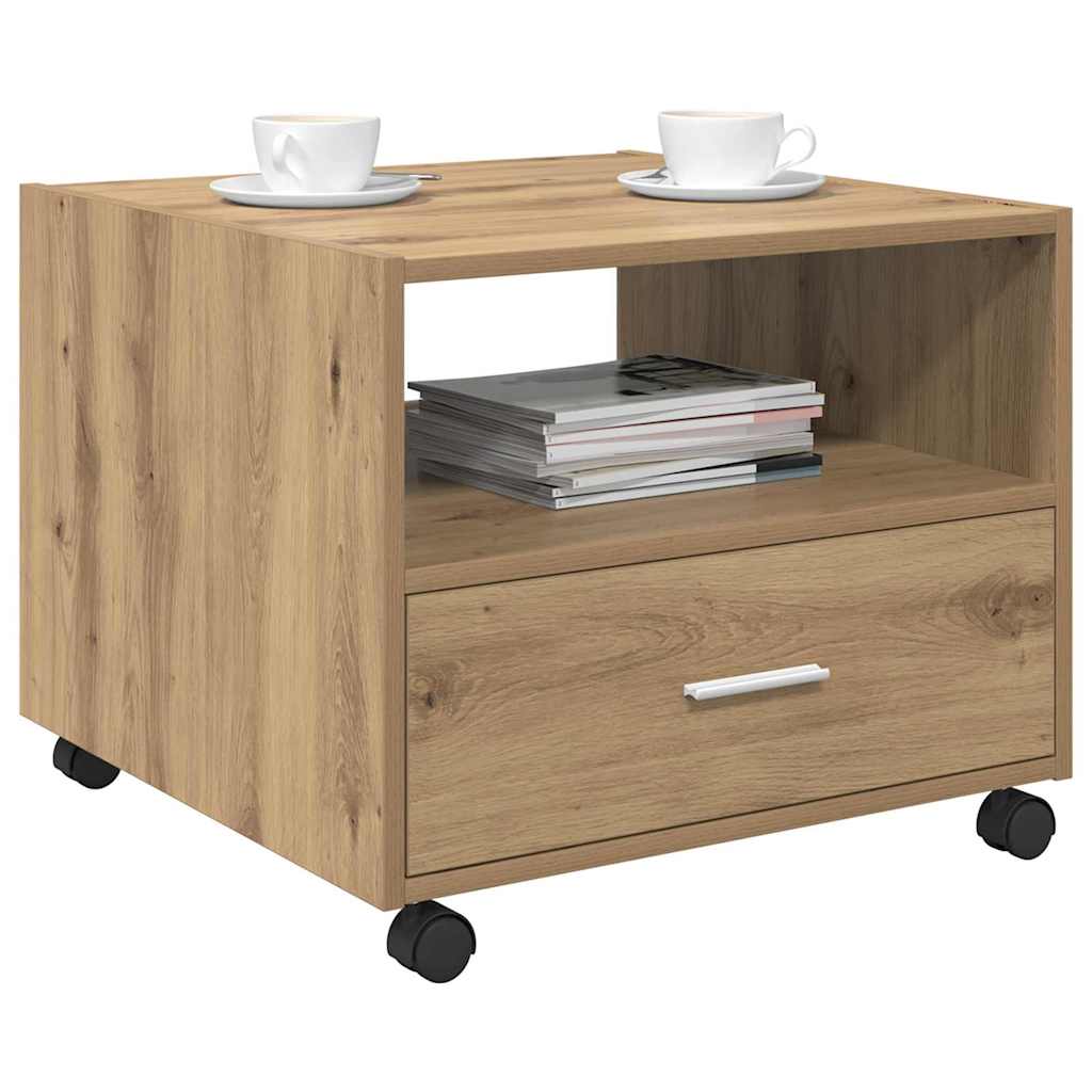vidaXL Coffee Table Artisan Oak 55 x 55 x 45cm Engineered Wood