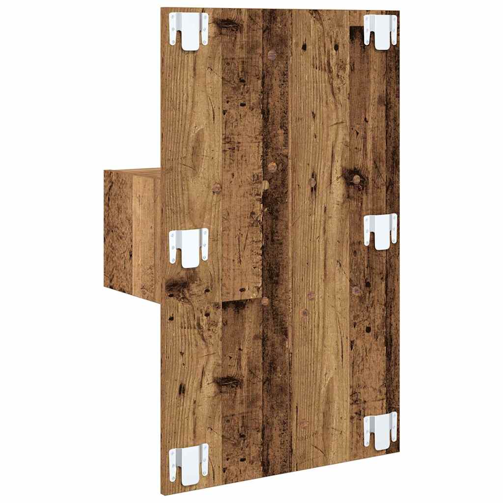 vidaXL Bedside Cabinet 2 pcs Old Wood 50 x 32.5 x 80cm Engineered Wood