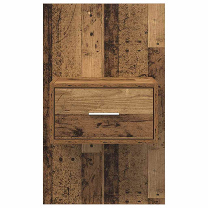 vidaXL Bedside Cabinet 2 pcs Old Wood 50 x 32.5 x 80cm Engineered Wood