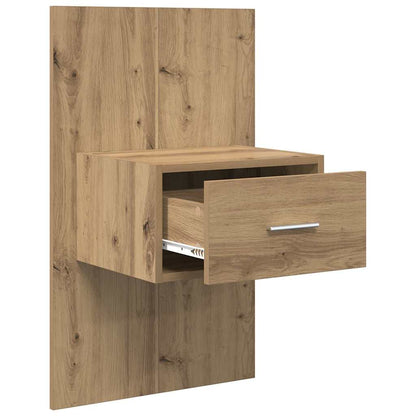 vidaXL Bedside Cabinet 2 pcs Artisan Oak 50 x 32.5 x 80cm
