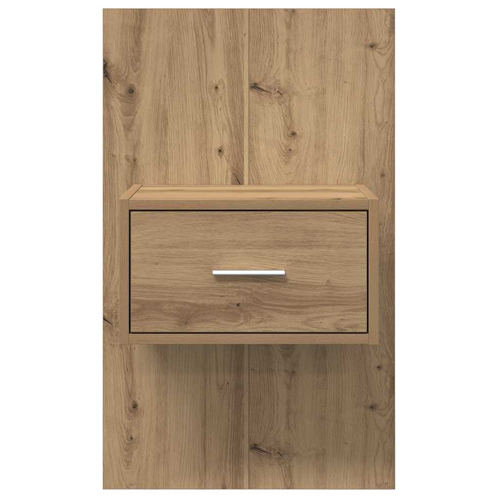 vidaXL Bedside Cabinet 2 pcs Artisan Oak 50 x 32.5 x 80cm