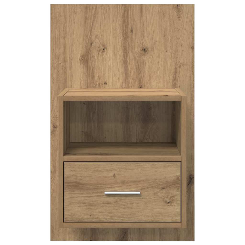 vidaXL Bedside Cabinet 2 pcs Artisan Oak 50 x 32.5 x 80cm