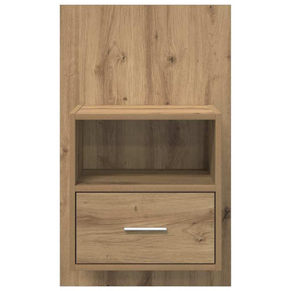 vidaXL Bedside Cabinet 2 pcs Artisan Oak 50 x 32.5 x 80cm
