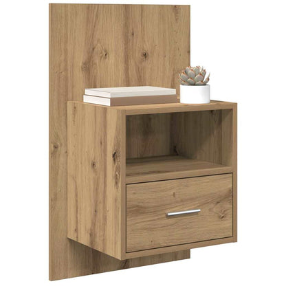 vidaXL Bedside Cabinet 2 pcs Artisan Oak 50 x 32.5 x 80cm