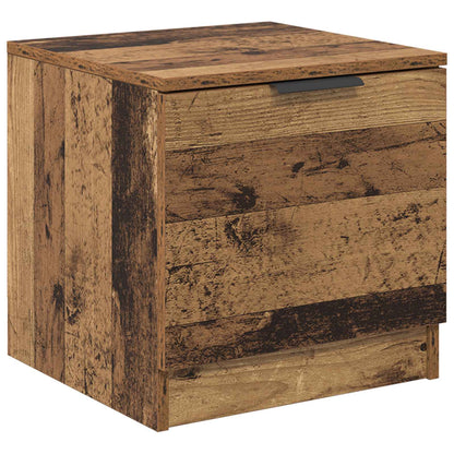 vidaXL Bed Cabinet 2 pcs Old Wood 40 x 39 x 40cm Engineered Wood