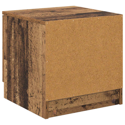 vidaXL Bed Cabinet 2 pcs Old Wood 40 x 39 x 40cm Engineered Wood