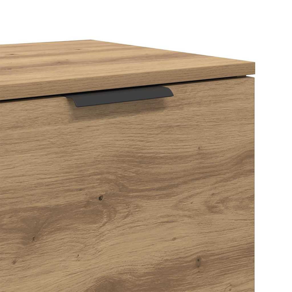 vidaXL Bed Cabinet 2 pcs Artisan Oak 40 x 39 x 40cm Engineered Wood