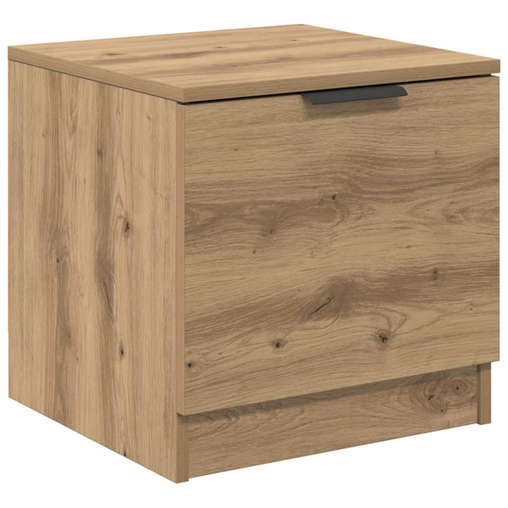 vidaXL Bed Cabinet 2 pcs Artisan Oak 40 x 39 x 40cm Engineered Wood