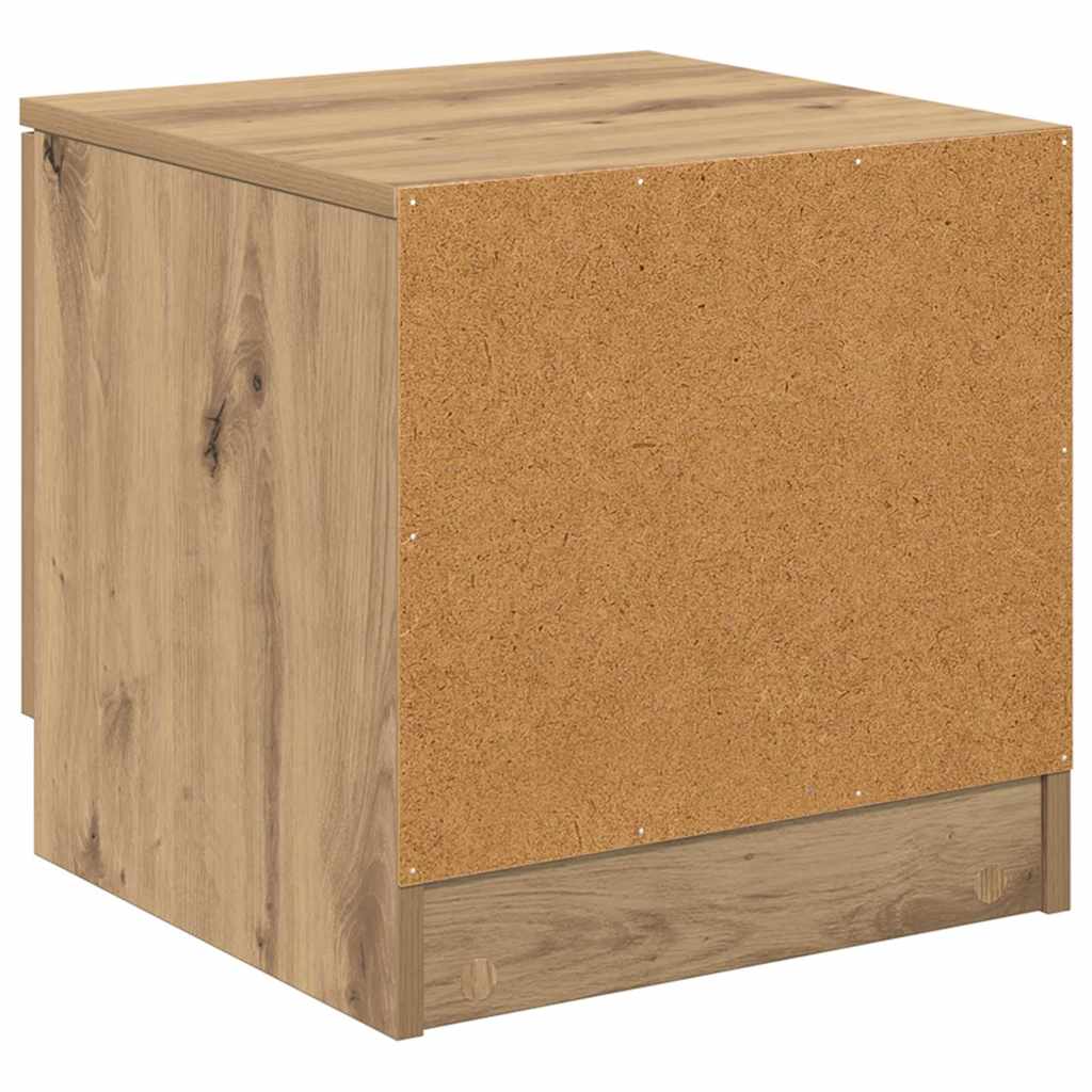 vidaXL Bed Cabinet 2 pcs Artisan Oak 40 x 39 x 40cm Engineered Wood