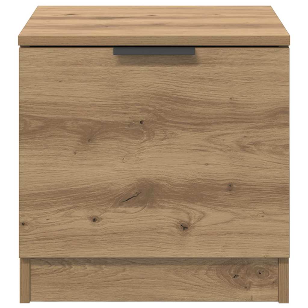 vidaXL Bed Cabinet 2 pcs Artisan Oak 40 x 39 x 40cm Engineered Wood