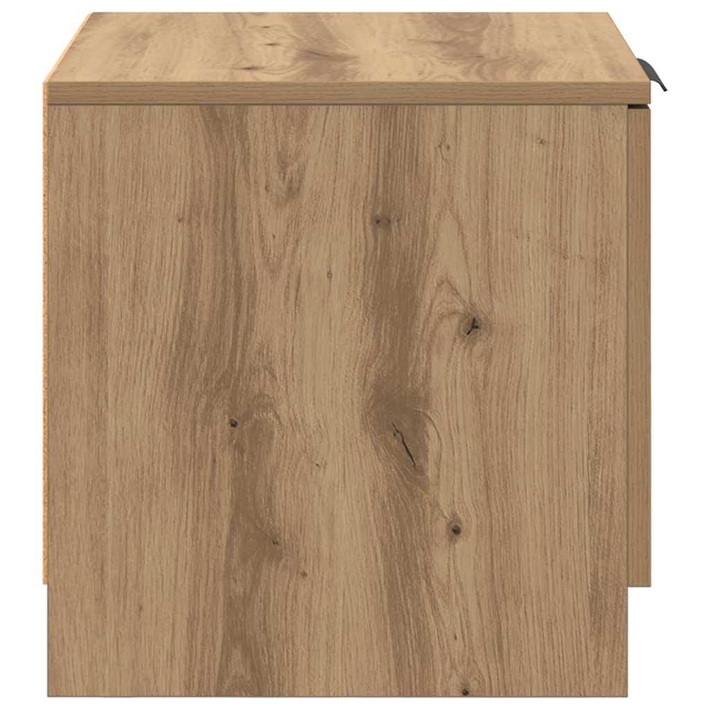 vidaXL Bed Cabinet 2 pcs Artisan Oak 40 x 39 x 40cm Engineered Wood