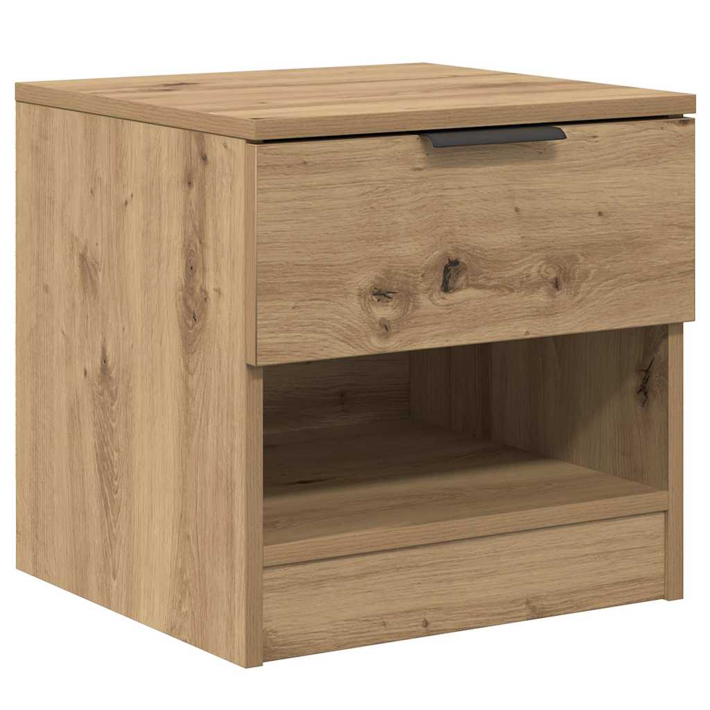 vidaXL Bed Cabinet 2 pcs Artisan Oak 40 x 39 x 40cm Engineered Wood