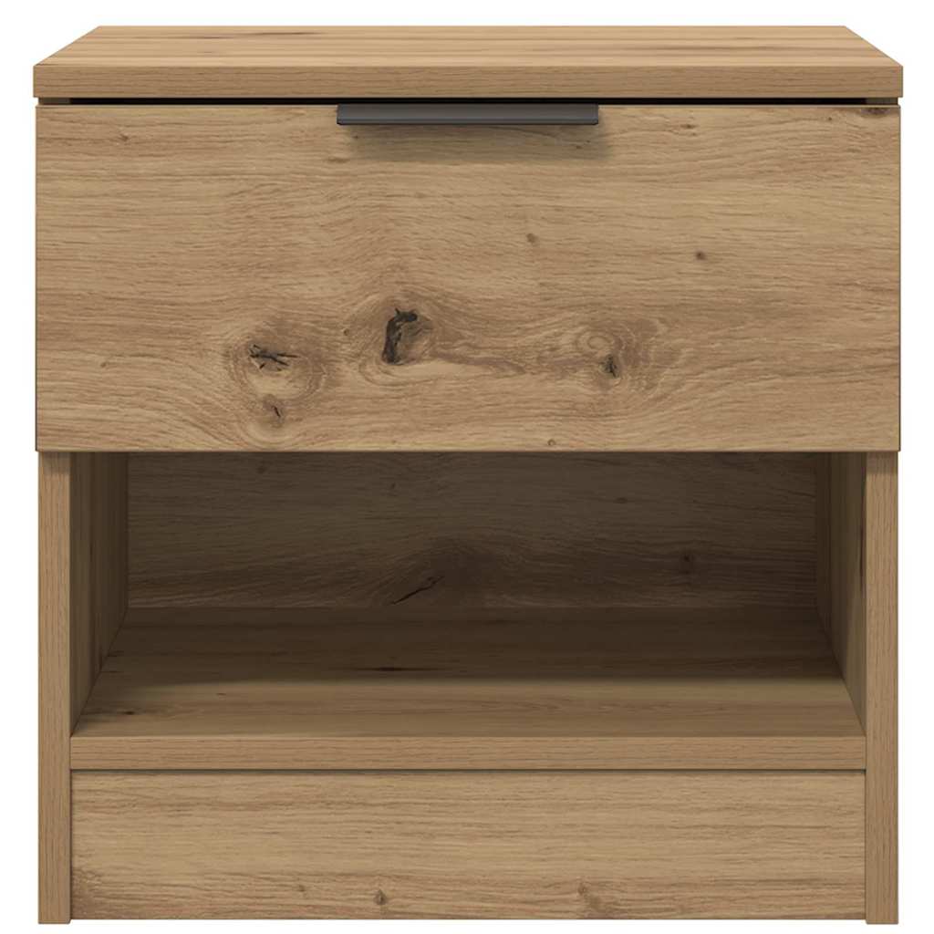 vidaXL Bed Cabinet 2 pcs Artisan Oak 40 x 39 x 40cm Engineered Wood