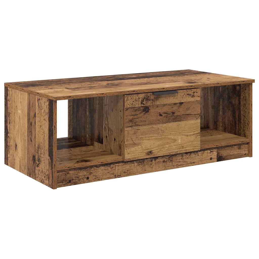 vidaXL Coffee Table Old Wood 102 x 50 x 36cm Engineered Wood