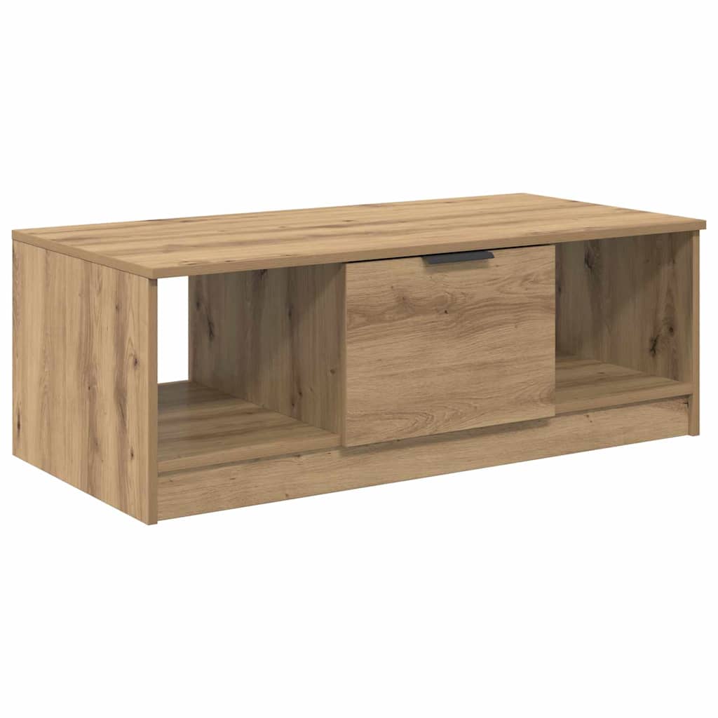vidaXL Coffee Table Artisan Oak 102 x 50 x 36cm Engineered Wood