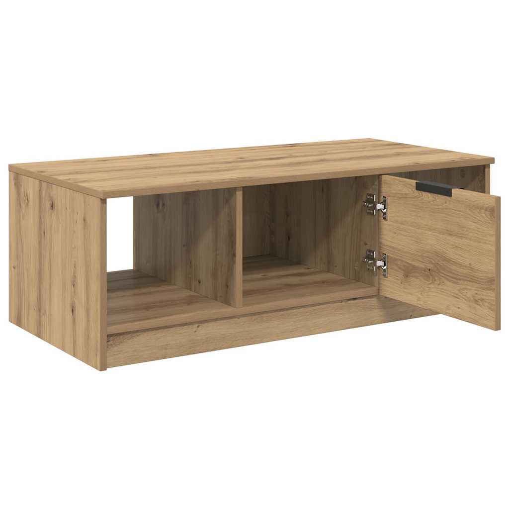 vidaXL Coffee Table Artisan Oak 102 x 50 x 36cm Engineered Wood