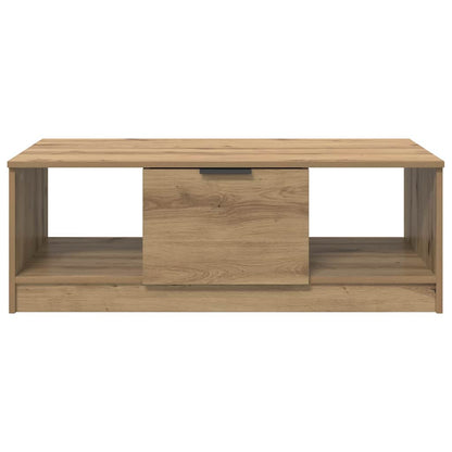 vidaXL Coffee Table Artisan Oak 102 x 50 x 36cm Engineered Wood
