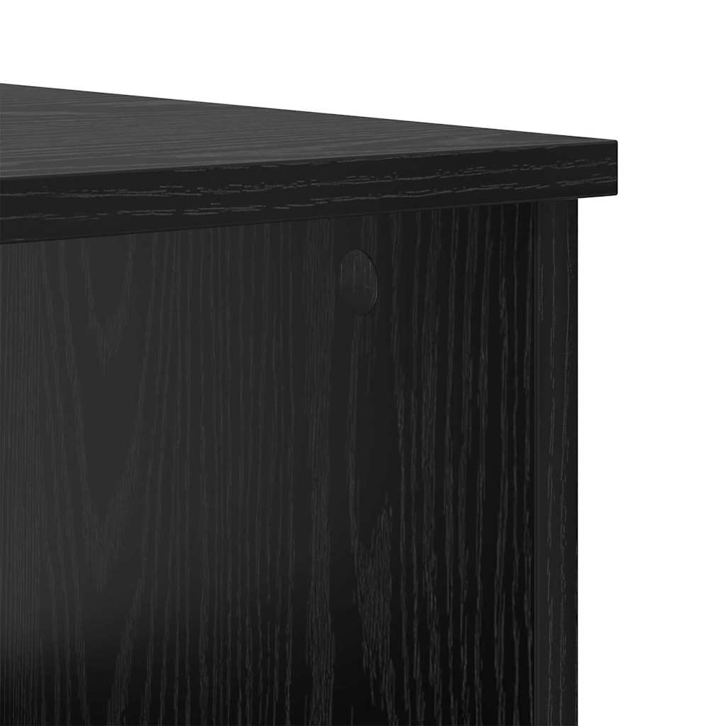 vidaXL Coffee Table Black Oak 102 x 50 x 36cm Engineered Wood