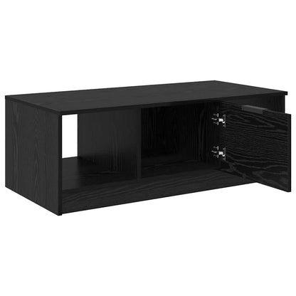 vidaXL Coffee Table Black Oak 102 x 50 x 36cm Engineered Wood