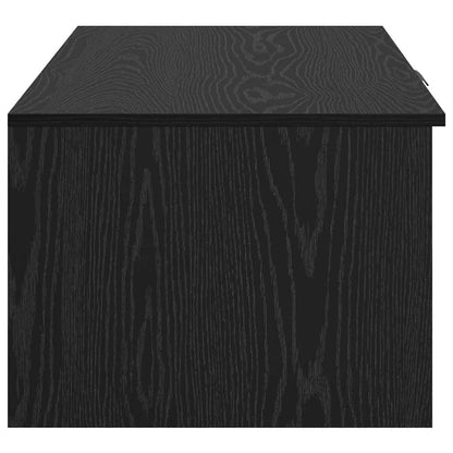 vidaXL Coffee Table Black Oak 102 x 50 x 36cm Engineered Wood