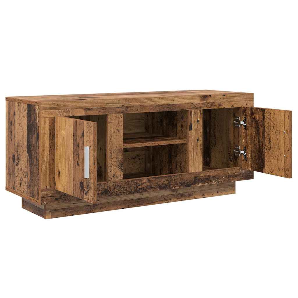 vidaXL TV Cabinet Old Wood 102 x 35 x 45 cm Engineered Wood
