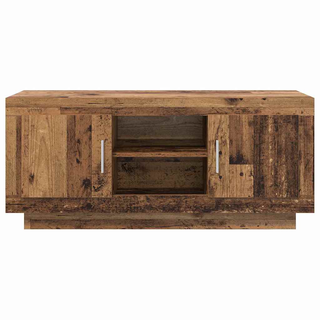 vidaXL TV Cabinet Old Wood 102 x 35 x 45 cm Engineered Wood