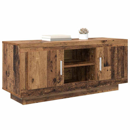 vidaXL TV Cabinet Old Wood 102 x 35 x 45 cm Engineered Wood