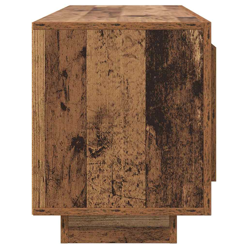 vidaXL TV Cabinet Old Wood 102 x 35 x 45 cm Engineered Wood