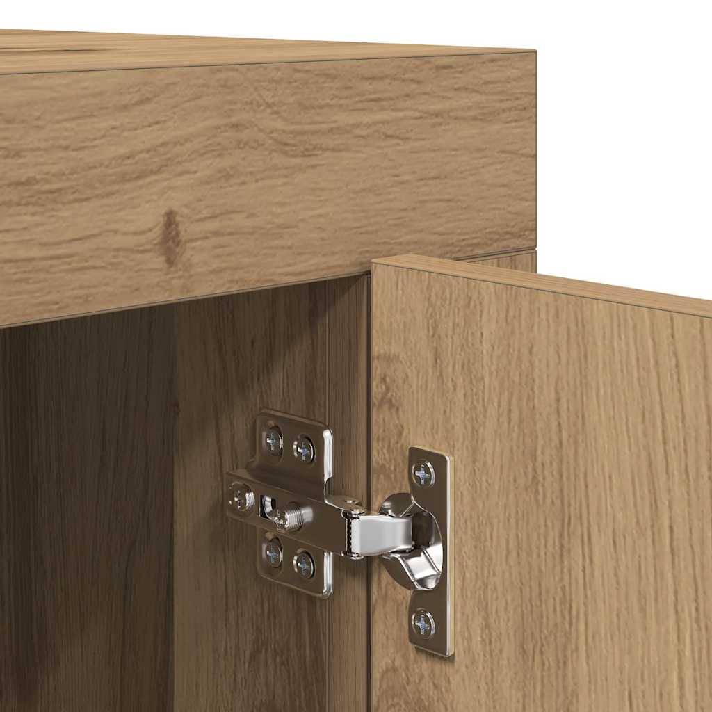 vidaXL TV Cabinet 102 x 35 x 45 cm Artisan Oak Engineered Wood