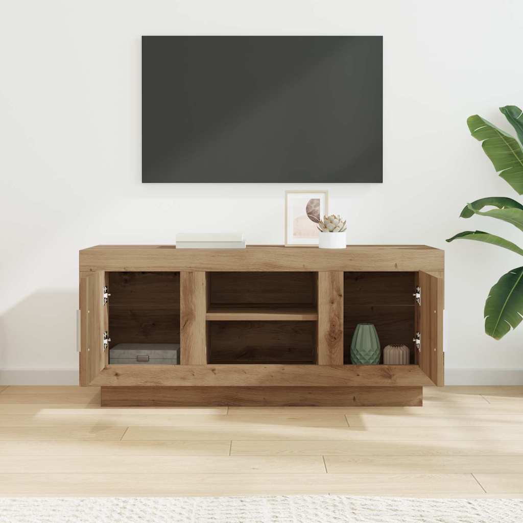 vidaXL TV Cabinet 102 x 35 x 45 cm Artisan Oak Engineered Wood