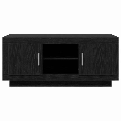 vidaXL TV Cabinet Black Oak 102 x 35 x 45 cm Engineered Wood