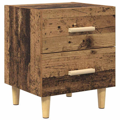vidaXL Bed Cabinet 2 pcs Old Wood 40 x 35 x 47.5cm Engineered Wood