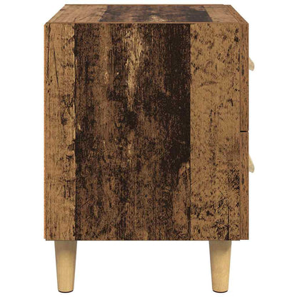 vidaXL Bed Cabinet 2 pcs Old Wood 40 x 35 x 47.5cm Engineered Wood