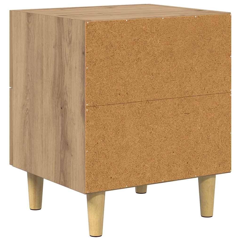 vidaXL Bed Cabinet 2 pcs Artisan Oak 40 x 35 x 47.5cm Engineered Wood