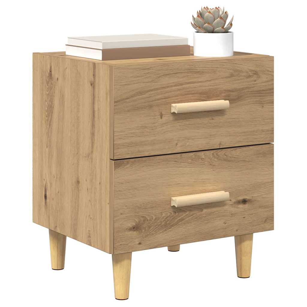 vidaXL Bed Cabinet 2 pcs Artisan Oak 40 x 35 x 47.5cm Engineered Wood