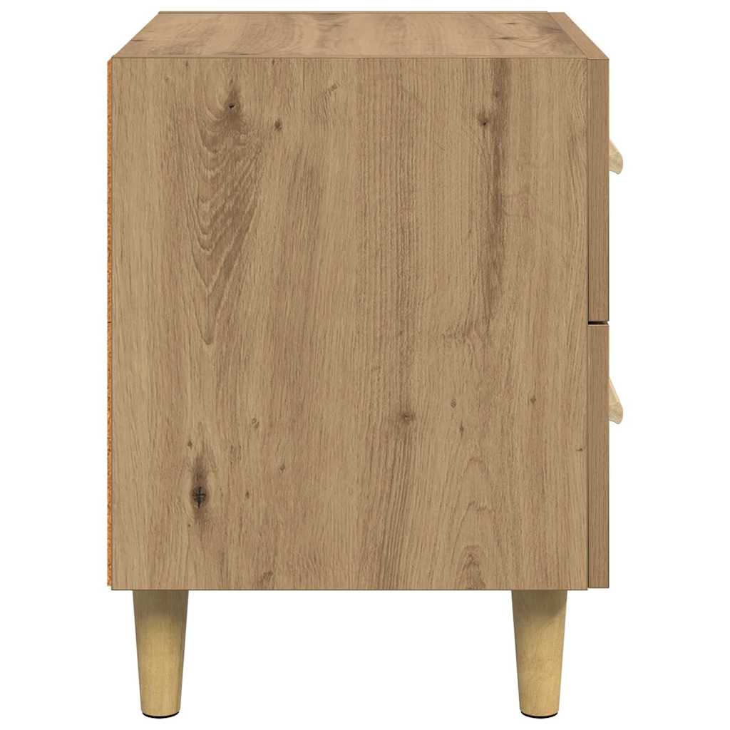 vidaXL Bed Cabinet 2 pcs Artisan Oak 40 x 35 x 47.5cm Engineered Wood