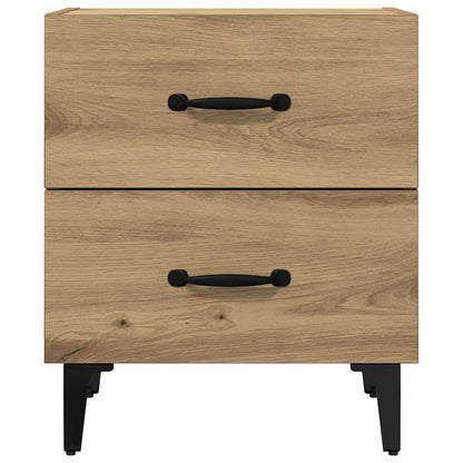 vidaXL Bed Cabinet 2 pcs Artisan Oak 40 x 35 x 47.5 cm Engineered Wood