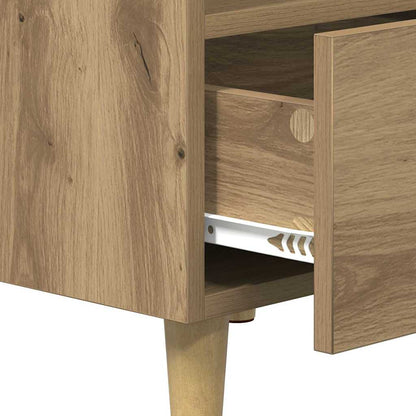 vidaXL Bedside Cabinet 2 pcs Artisan Oak 40 x 35 x 47 cm